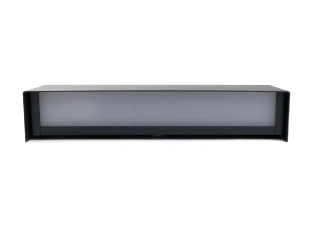 Applique Da Parete-Selezionato da Mazzolaluce Applique da muro rettangolare nero luce verso il basso moderna