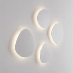 Applique Da Parete-Selezionato da Mazzolaluce Applique da parete bianca design moderna led 12w 3000k
