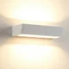 Applique Da Parete-Selezionato da Mazzolaluce Applique da parete bianca led 21w 3000k design moderna