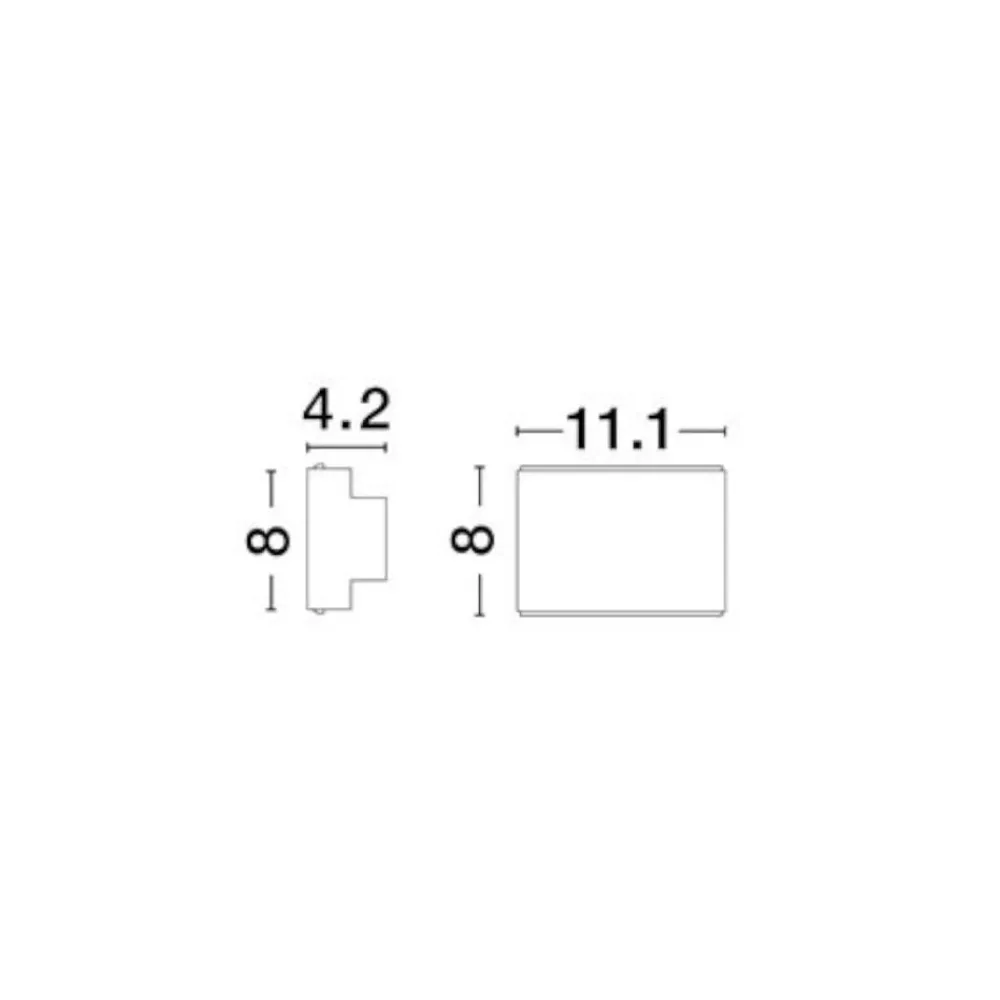 Applique Da Parete-Selezionato da Mazzolaluce Applique da parete bianca led 10w 3000k