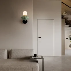 Applique Da Parete-Selezionato da Mazzolaluce Applique da parete ceramica verde vetro led 3000k