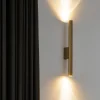 Applique Da Parete-Selezionato da Mazzolaluce Applique da parete cilindro oro luce biemissione