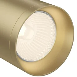 Applique Da Parete-Selezionato da Mazzolaluce Applique da parete cilindro oro satinato spot orientabile
