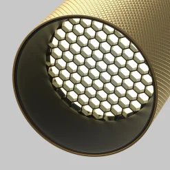 Applique Da Parete-Maytoni Applique da parete cilindro orientabile oro nero focus