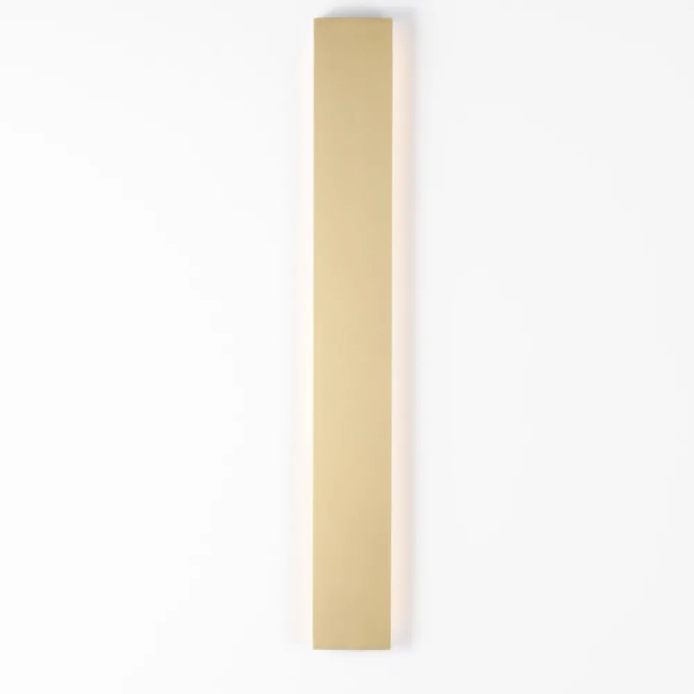 Applique Da Parete-Selezionato da Mazzolaluce Applique da parete 60cm led rettangolare oro 20w 3000k