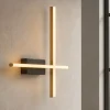 Applique Da Parete-Selezionato da Mazzolaluce Applique da parete colore oro design minimal led 3200k dimmerabile