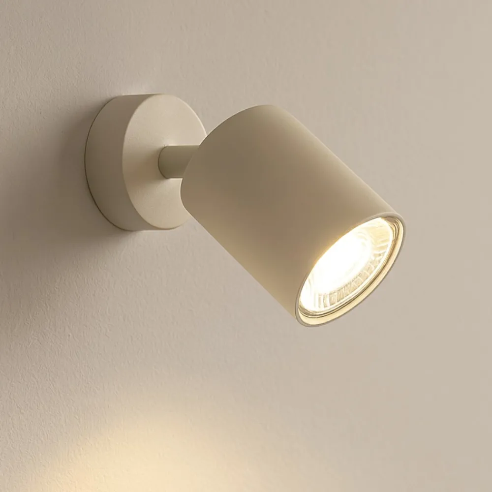 Applique Da Parete-Top Light Applique da parete con luce orientabile sabbia toplight