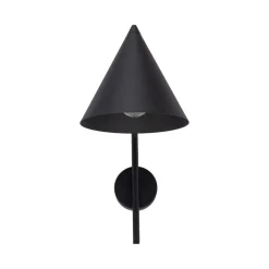 Applique Da Parete-Selezionato da Mazzolaluce Applique da parete cono nero design moderno