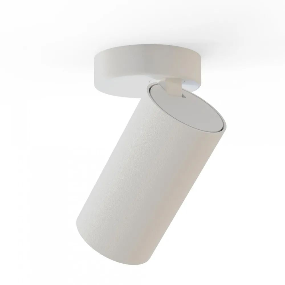 Applique Da Parete-Selezionato da Mazzolaluce Applique da parete con spot cilindro bianco gu10 orientabile