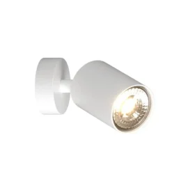 Applique Da Parete-Top Light Applique da parete con spot orientabile cilindro bianco toplight
