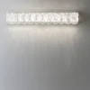 Applique Da Parete-Selezionato da Mazzolaluce Applique da parete contemporanea cromo cristalli led 8w 3000k