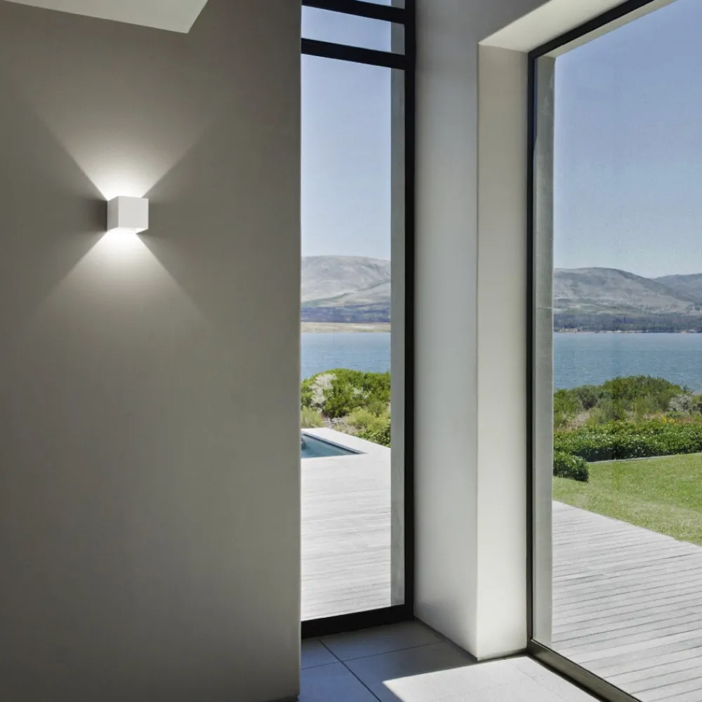 Applique Da Parete-IsyLuce Applique da parete cubo led 10w 3000k bianco