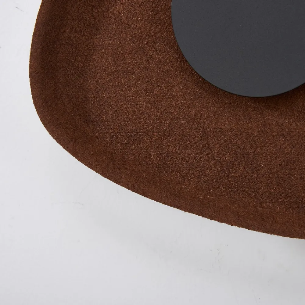 Applique Da Parete-Selezionato da Mazzolaluce Applique da parete design moderna marrone fono assorbente