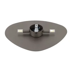 Applique Da Parete-Selezionato da Mazzolaluce Applique da parete design moderna marrone 39 cm luce indiretta