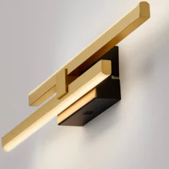 Applique Da Parete-Selezionato da Mazzolaluce Applique da parete design moderno oro led 3200k dimmerabile