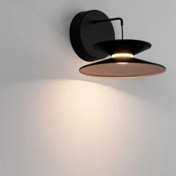 Applique Da Parete-Selezionato da Mazzolaluce Applique da parete design nero oro moderna