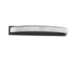 Applique Da Parete-Selezionato da Mazzolaluce Applique da parete elegante nera cristalli led 3000k