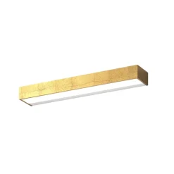 Applique Da Parete-Top Light Applique da parete foglia oro led 24w bios
