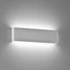 Applique Da Parete-IsyLuce Applique da parete led 24w 3000k 4000k bianca rettangolare