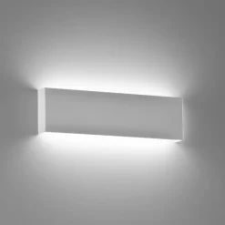 Applique Da Parete-IsyLuce Applique da parete led 24w 3000k 4000k bianca rettangolare