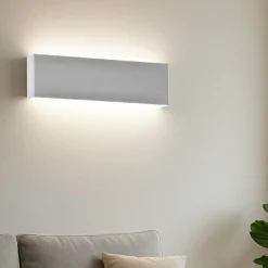 Applique Da Parete-IsyLuce Applique da parete led 24w 3000k 4000k bianca rettangolare