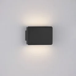 Applique Da Parete-Selezionato da Mazzolaluce Applique da parete led 3000k luce up&down nero opaco
