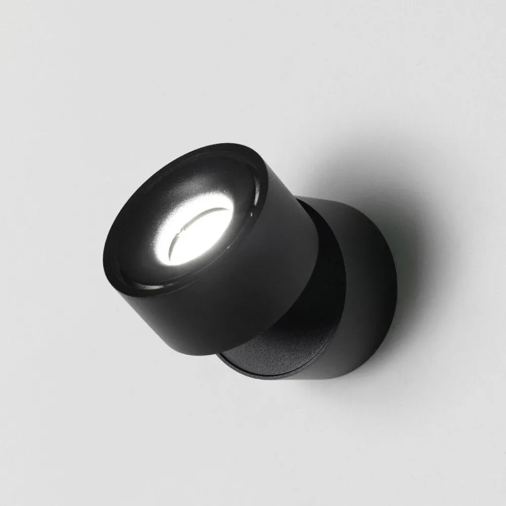 Applique Da Parete-Vivida International Applique da parete led 3000k nera orientabile vivida cyber
