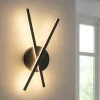 Applique Da Parete-Selezionato da Mazzolaluce Applique da parete led 18w 3000k moderna nero design