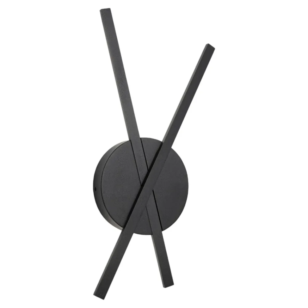 Applique Da Parete-Selezionato da Mazzolaluce Applique da parete led 18w 3000k moderna nero design