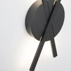 Applique Da Parete-Selezionato da Mazzolaluce Applique da parete led 18w 3000k moderna nero design
