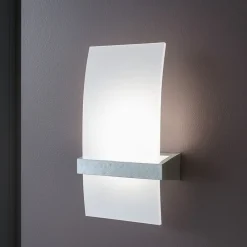 Applique Da Parete-Top Light Applique da parete legno moderna argento wood