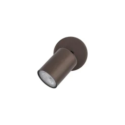 Applique Da Parete-Selezionato da Mazzolaluce Applique da parete marrone spot cilindro orientabile da soffitto