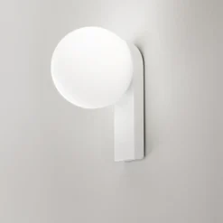 Applique Da Parete-Perenz Illuminazione Applique da parete moderna bianca sfera talia