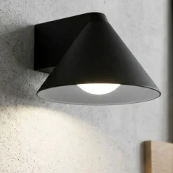 Applique Da Parete-Vivida International Applique da parete moderna cono antracite vivida luminelle