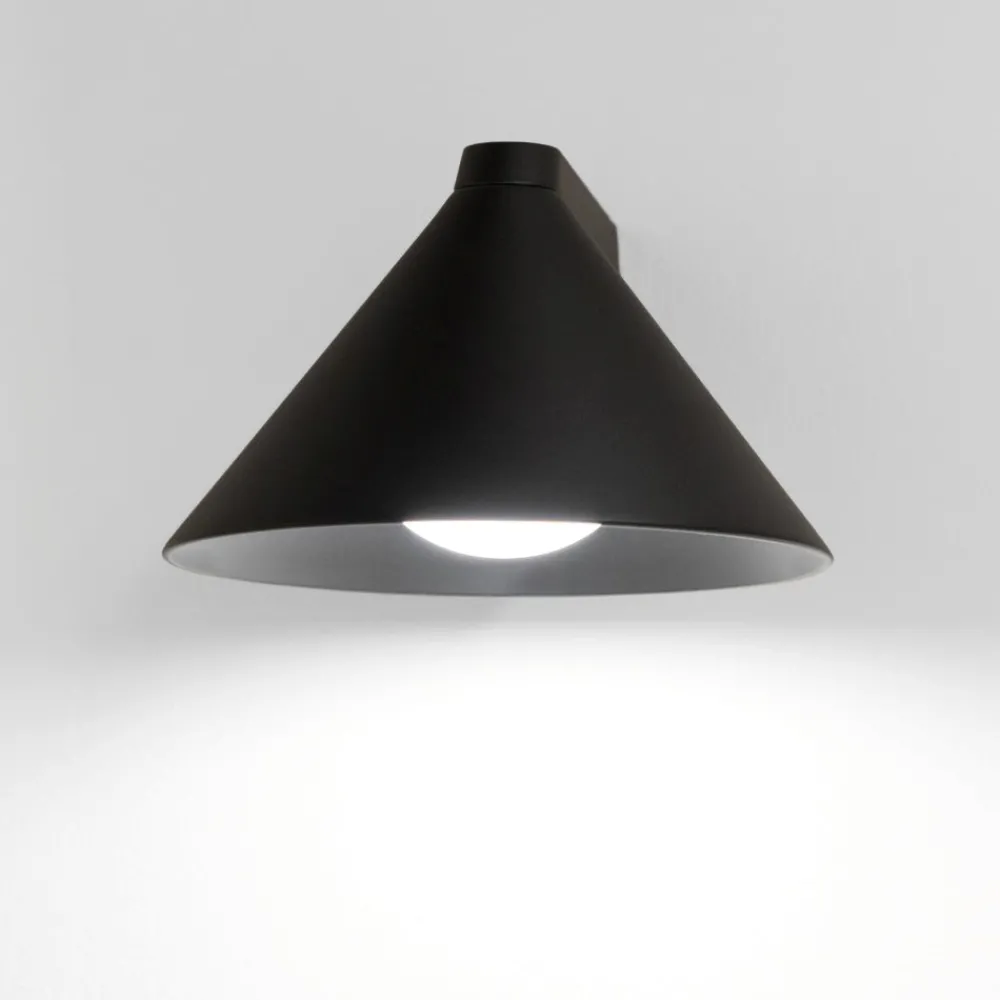 Applique Da Parete-Vivida International Applique da parete moderna cono antracite vivida luminelle