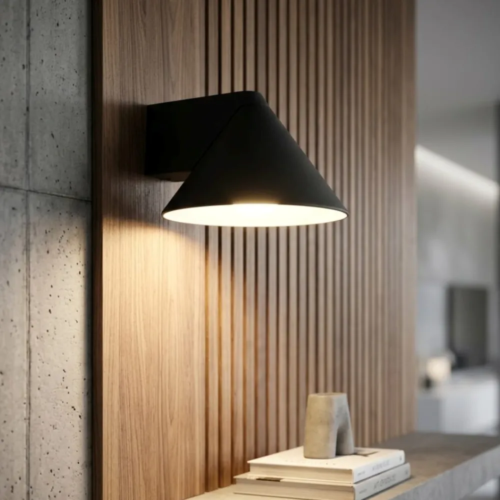 Applique Da Parete-Vivida International Applique da parete moderna cono antracite vivida luminelle