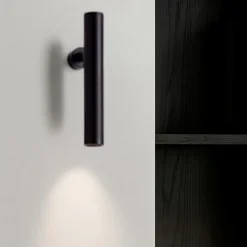 Applique Da Parete-Selezionato da Mazzolaluce Applique da parete moderna led 3000k nera orientabile