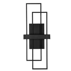 Applique Da Parete-Selezionato da Mazzolaluce Applique da parete moderna led 3200k rettangolare nera