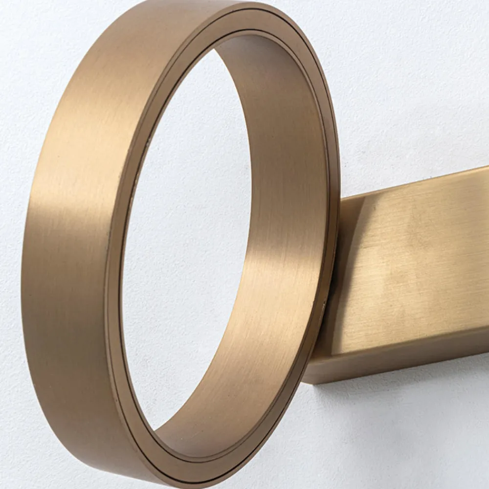 Applique Da Parete-Selezionato da Mazzolaluce Applique da parete moderna oro led orientabile 7w 3000k