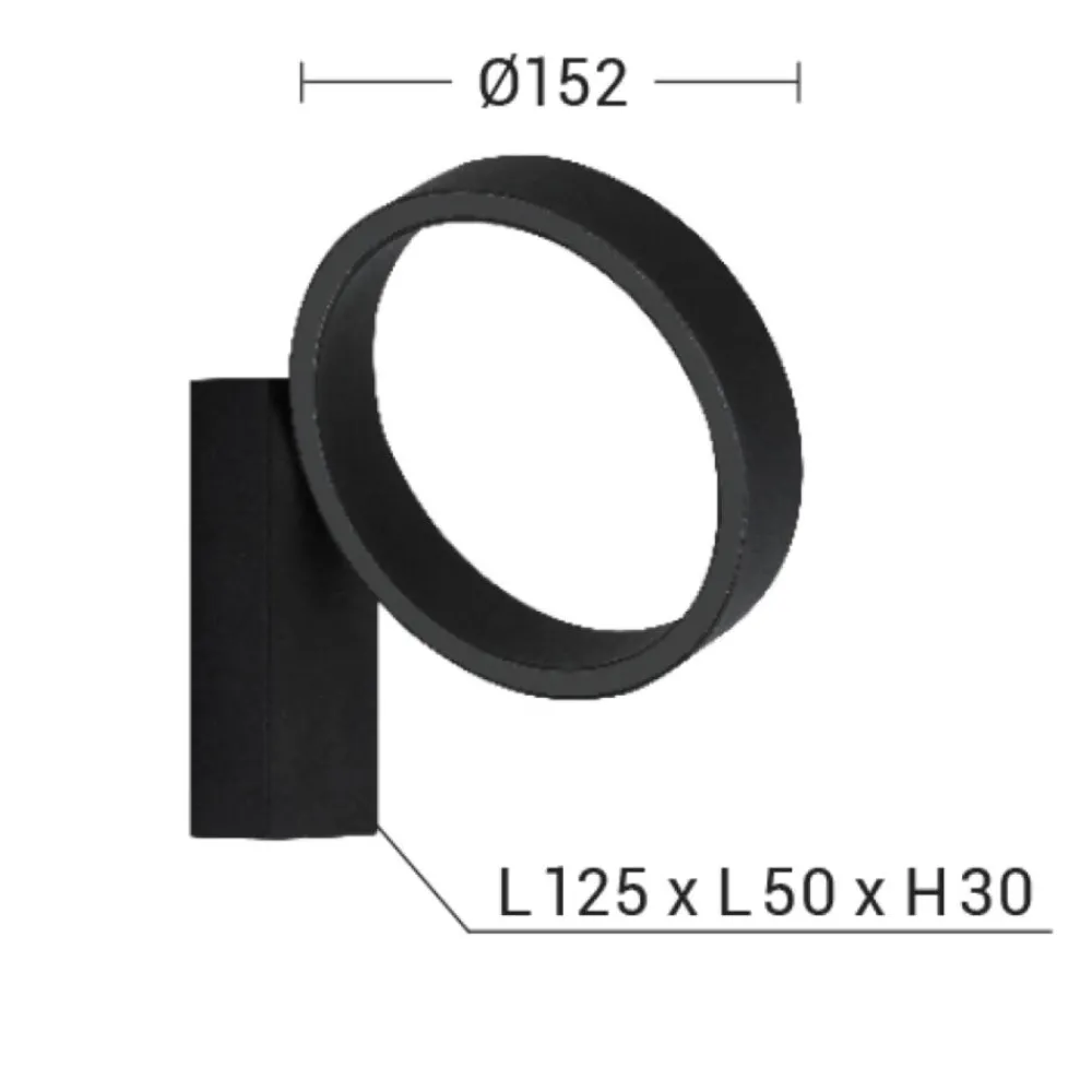 Applique Da Parete-Selezionato da Mazzolaluce Applique da parete moderna oro led orientabile 7w 3000k