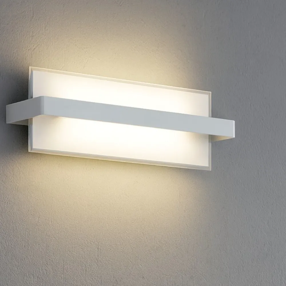 Applique Da Parete-Top Light Applique da parete moderna vetro bianco toplight cross