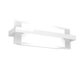 Applique Da Parete-Top Light Applique da parete moderna vetro bianco toplight cross