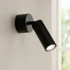 Applique Da Parete-IsyLuce Applique da parete nero led 5w 3000k focus slim