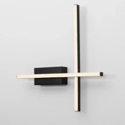 Applique Da Parete-Selezionato da Mazzolaluce Applique da parete nero moderna design led 3200k