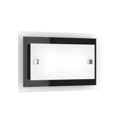 Applique Da Parete-Top Light Applique da parete nero tray moderna