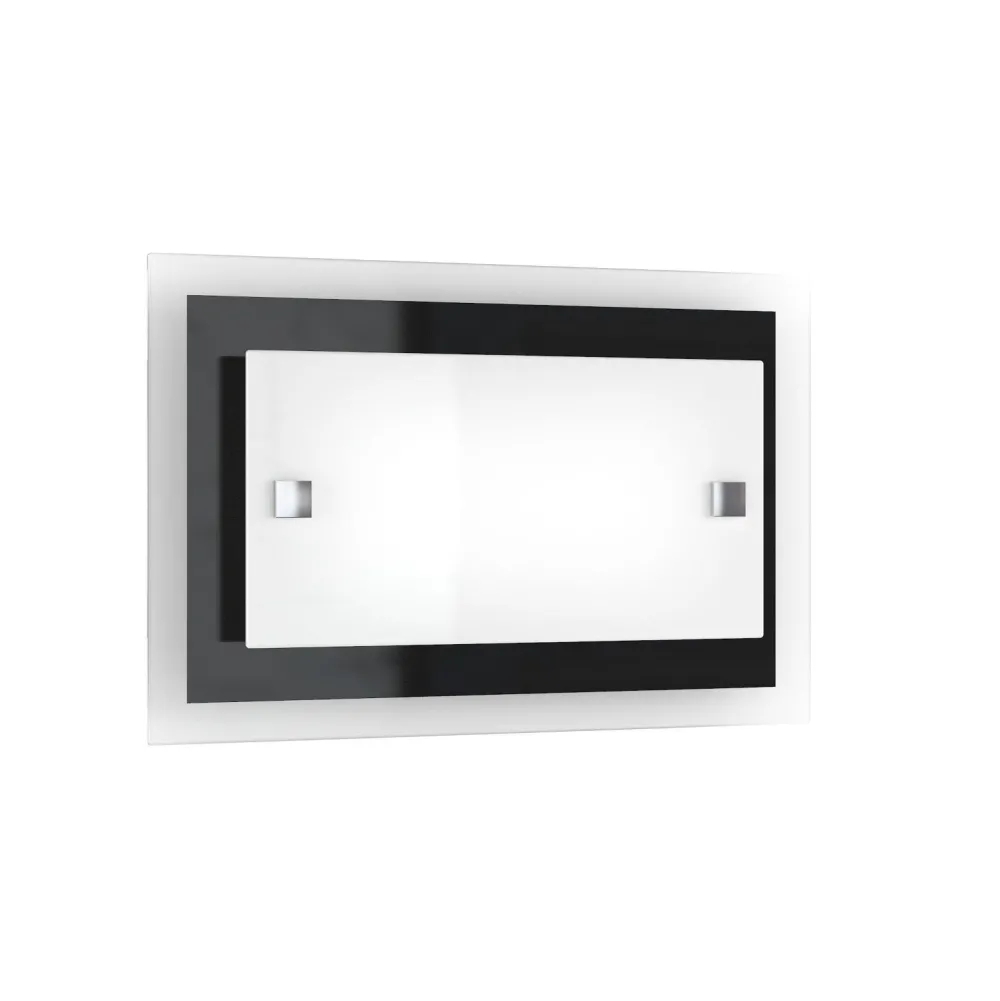 Applique Da Parete-Top Light Applique da parete nero tray moderna