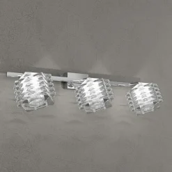 Applique Da Parete-Top Light Applique da parete orientabile cubi vetro toplight rubik