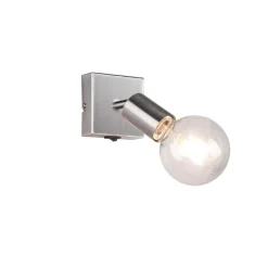 Applique Da Parete-Selezionato da Mazzolaluce Applique da parete orientabile nichel h13 cm