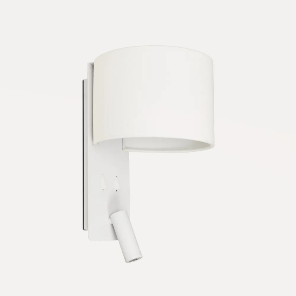 Applique Camera Da Letto-Selezionato da Mazzolaluce Applique da parete per comodino camera da letto bianco doppia luce