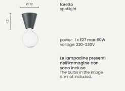 Applique Da Parete-Ondaluce Applique da parete per interni design corten pl fog